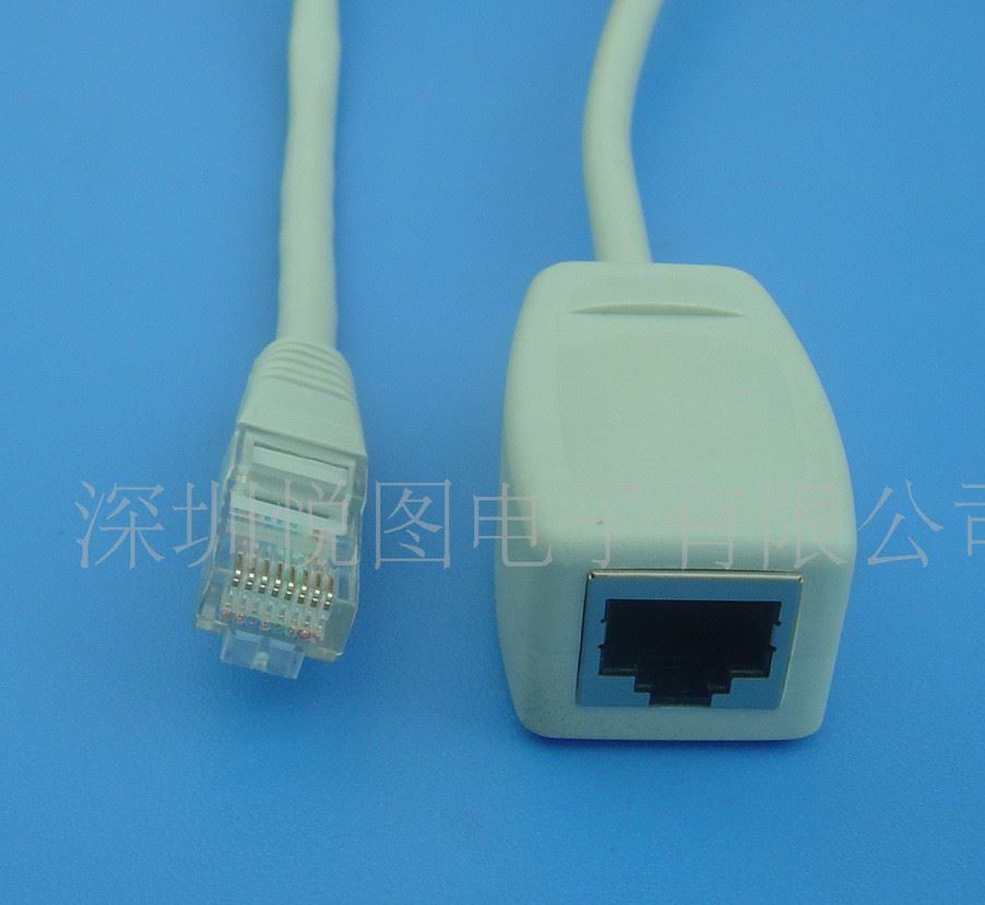 RJ45網(wǎng)絡(luò)線延長線跳線 8P8C公對母 UL24#4TP UTPOD:5.5