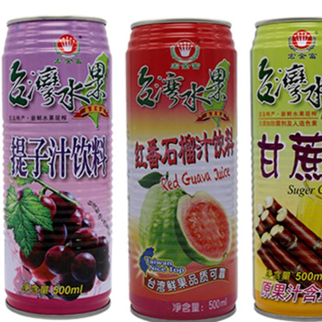 批發(fā)臺(tái)灣原裝 宏金富芒果/紅芭樂汁飲料24500ml