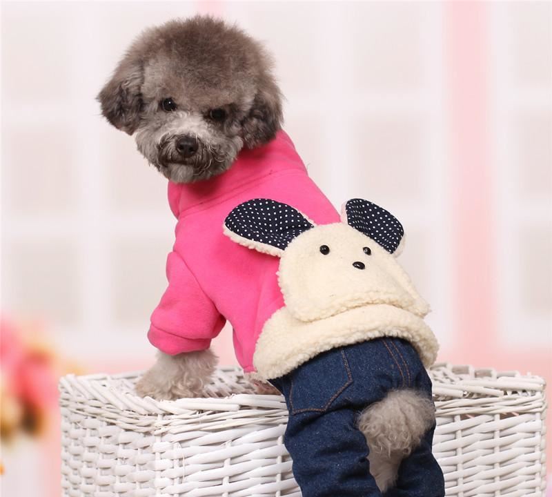 廠家直銷(xiāo)冬裝狗狗衣服四腳衣泰迪寵物衣服 批發(fā)貴賓狗狗用品