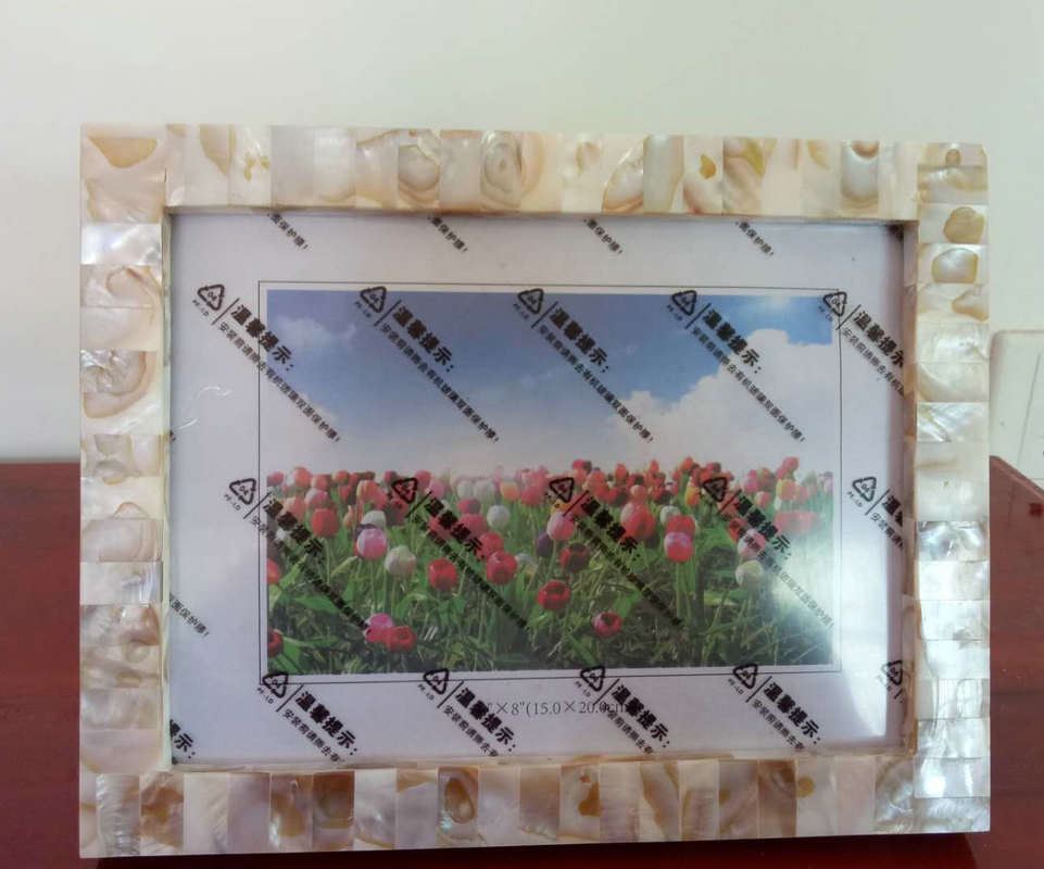 廠家供應(yīng)貝殼相框 黑蝶貝白蝶貝貝殼框油花貝 訂制貝殼框