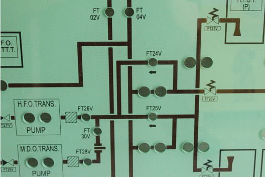 廠家直銷電腦雕刻后填色 噴底漆 透光控制面板