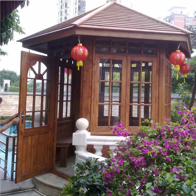 雅麒 定制防腐木涼亭 戶外木亭子 仿古院閣涼亭 免費(fèi)設(shè)計(jì)上門安裝