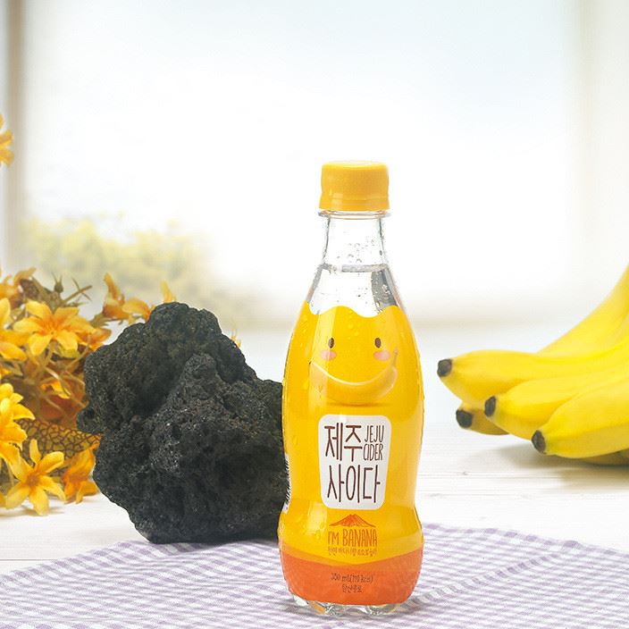 韓國飲料批發濟州島果味碳酸飲料香蕉哈密瓜健康蘇打水汽水