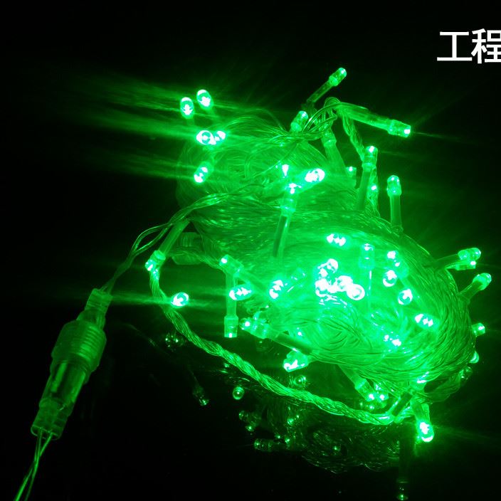 led彩燈閃燈串燈滿天星戶外防水節(jié)日裝飾圣誕銅線小彩燈星星燈