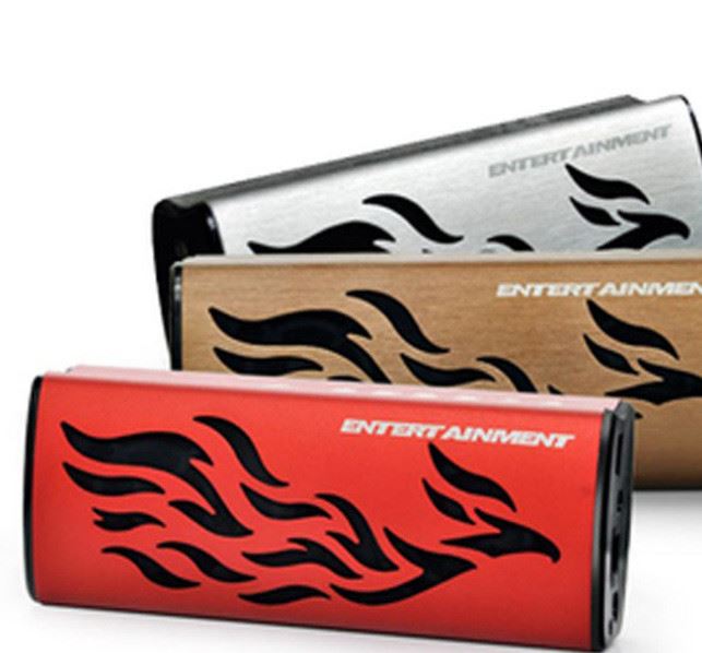 蔚樂B02鋁合金插卡音箱低音炮 自行車戶外運動便攜迷你口袋小音響