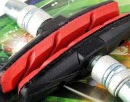 TOTTA 山地車剎車塊 自行車V剎專用 無聲剎車皮 閘皮
