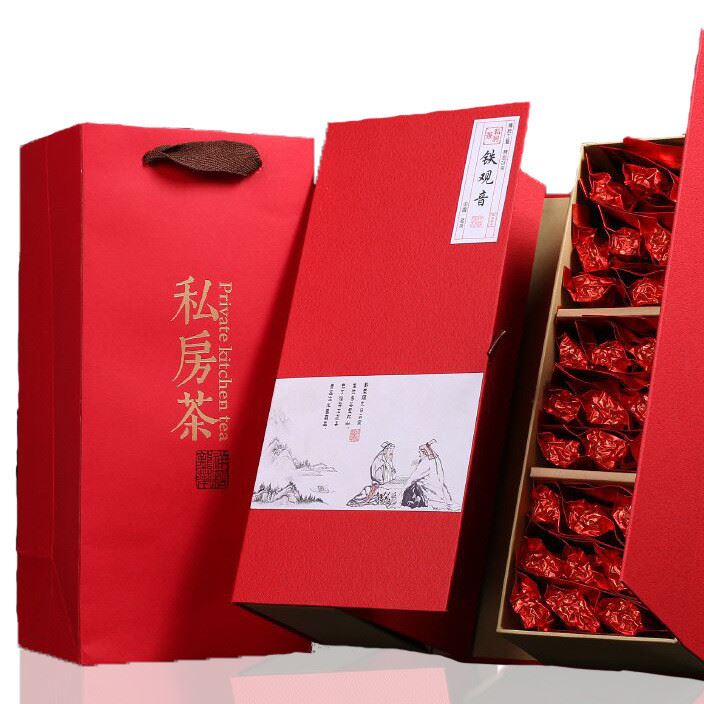 鐵觀音茶葉特級秋茶醇厚甘爽一件代發500g禮盒裝安溪鐵觀音濃香型