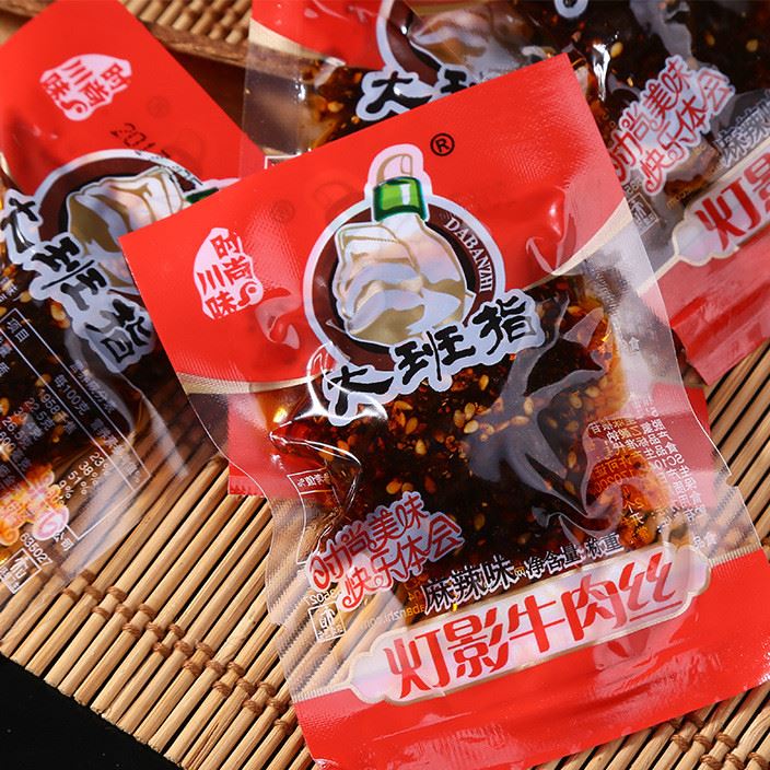 四川特產麻辣味燈影牛肉絲散裝稱重牛肉干小包裝 辦公室休閑食品