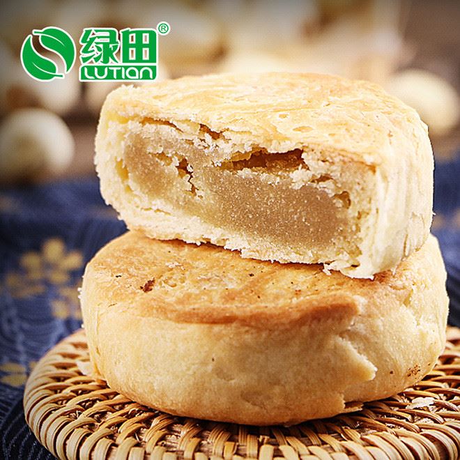 綠田 蓮子餅 手工餡餅 鮮蓮餡料 36g12 廠家批發