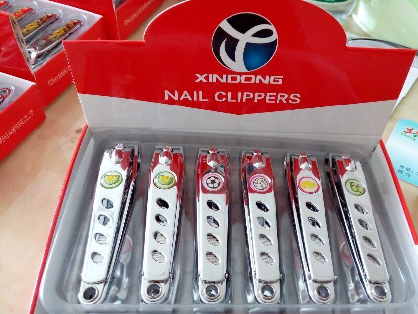 0818大號孔面圓形小滴膠618帶耳挖銼刀美容包套裝配件指甲鉗銼刀