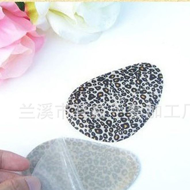 高跟鞋皮鞋用 豹紋硅膠前掌墊布面半碼墊按摩穴位隱形墊 廠家批發