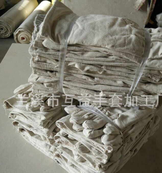 全里襯厚帆布手套 耐磨耐臟防油污建筑/工業用防護手套 廠家批發