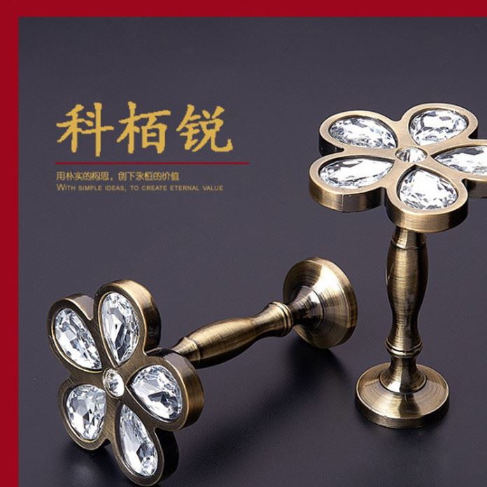 廠家直銷 窗簾墻鉤 窗簾扎帶綁帶家居軟飾水晶掛鉤歐式 五金配件