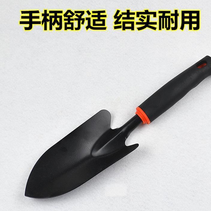 盆栽園藝工具 美式 鋼鏟 膠套小鏟子 種花種菜 錳鋼材質包郵