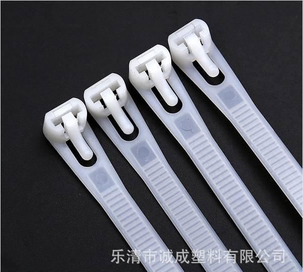 可松式扎帶綁帶活扣扎帶 5200的4.8的寬黑色白色可退式尼龍扎帶