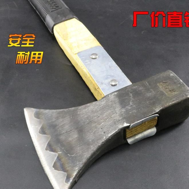 劈柴斧頭砍樹(shù)砍柴單刃斧加固手柄錘斧已開(kāi)刃手工鍛打木工斧子斧頭