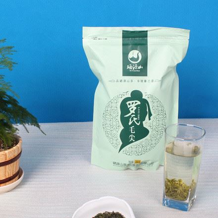 廠家直銷2016春茶硒源山毛尖高山天然含硒有機綠茶300克袋裝