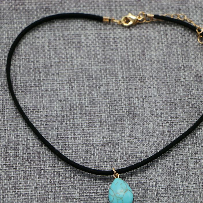 青島佳美馨 時尚新款頸鏈 韓國絨卡脖鏈女項(xiàng)鏈 批發(fā)來樣定制N0021