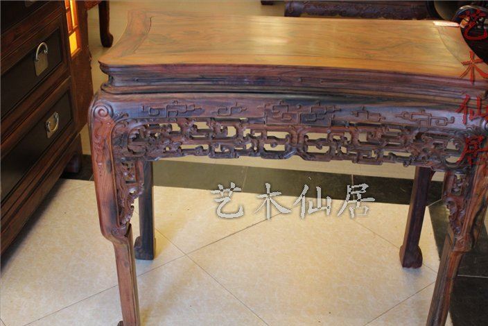 仙游紅木家具/老撾大紅酸枝/獨板平案/明清家具/中式家具