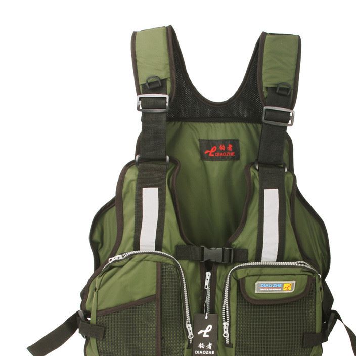 廠批成人救生衣路亞款 多口袋 可調節多種顏色可定做