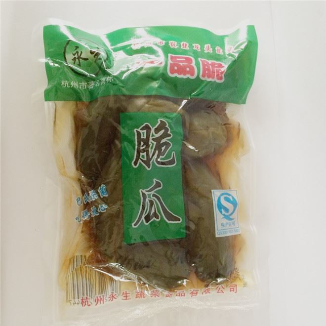 永生一品脆 220g 脆瓜 小袋裝醬腌菜 早餐喝粥配菜 下飯菜