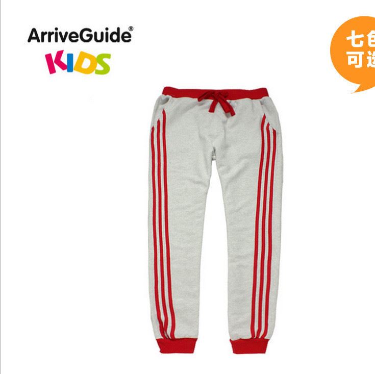 AG480g兒童韓版休閑運(yùn)動衛(wèi)褲批發(fā)定做 幼兒園服裝來圖定制印花