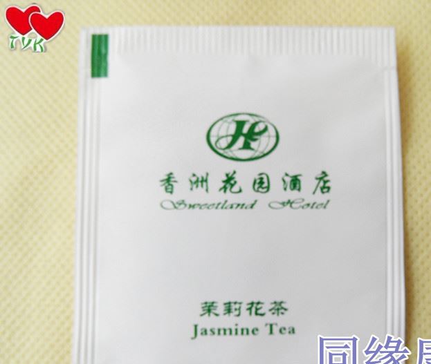 廠家直銷茉莉花袋泡茶定制LOGO 袋裝茶 賓館酒店一次性用品