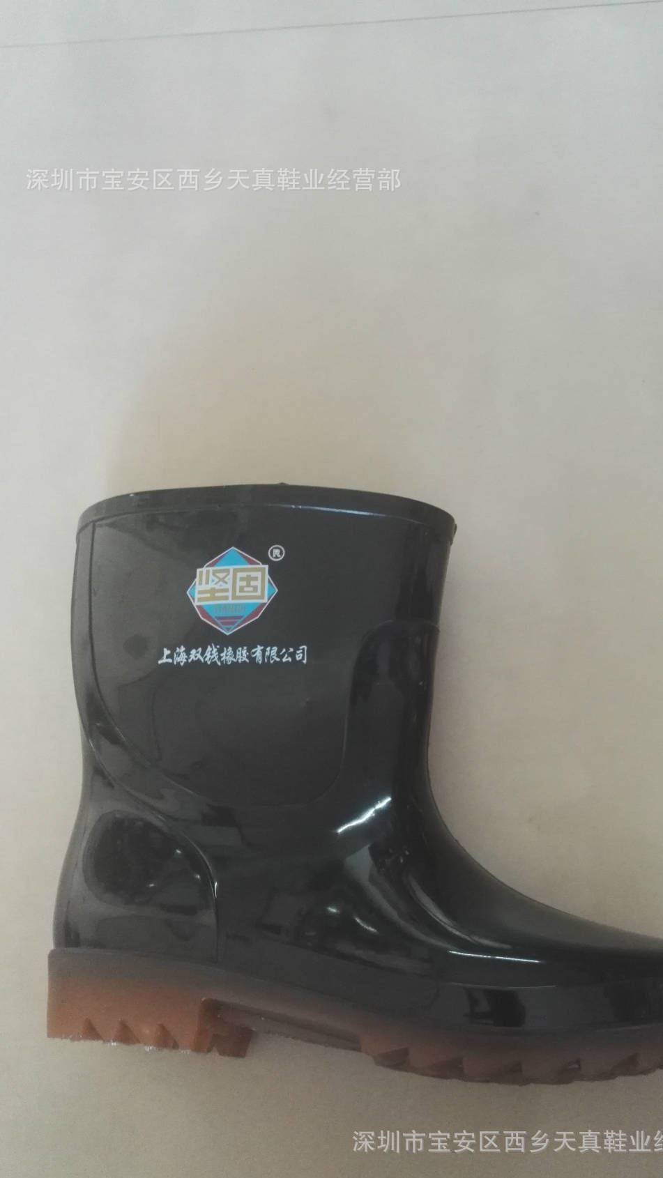 男士戶外防滑堅固601雨靴中筒耐磨厚底雨鞋皮口加棉水鞋釣魚時尚