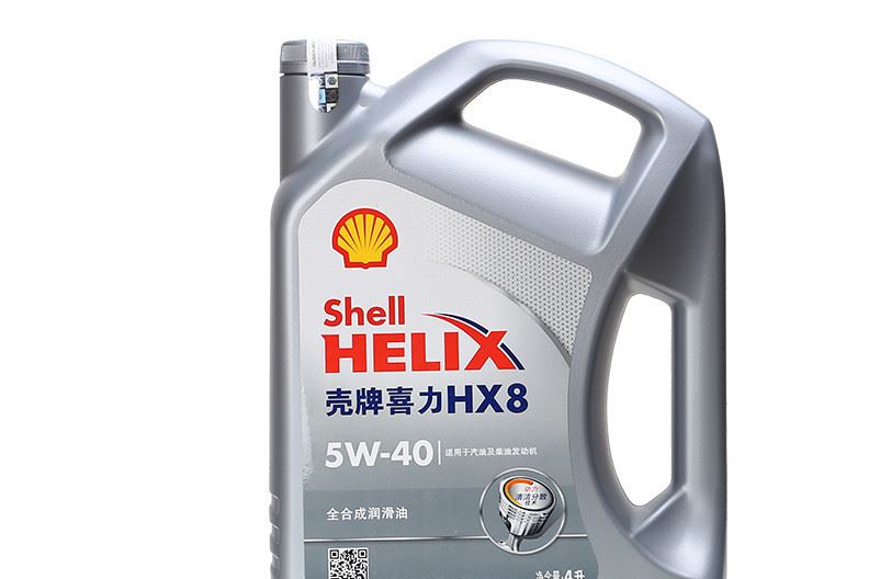 SHELL 殼牌 機油 殼牌灰喜力 HX8 灰殼 SN 5W-40 全合成機油