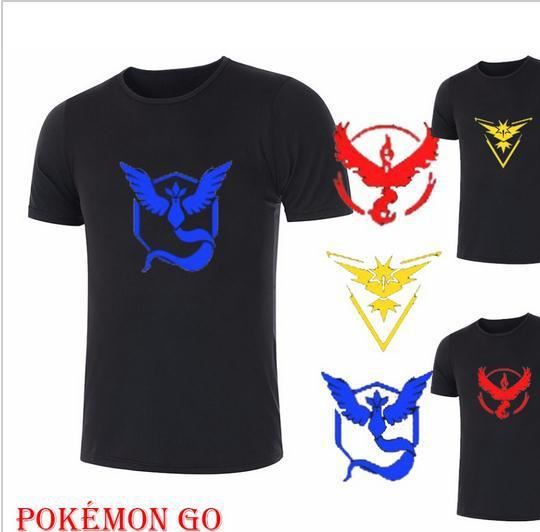 棉好評歐美爆款寵物小精靈Pokemon Go短袖T恤速賣通wish熱賣