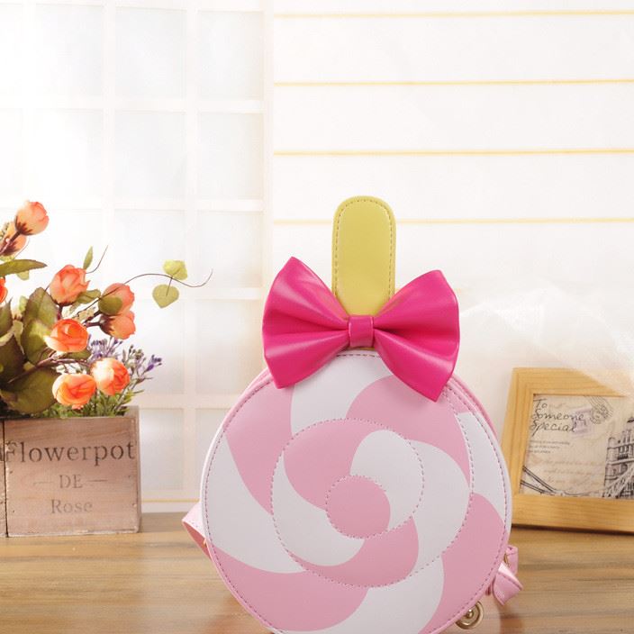 韩版儿童包包女童可爱棒棒糖儿童斜挎包蝴蝶结包包