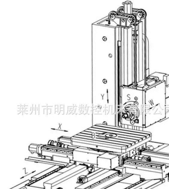 卧式数控机床龙门加工中心 MVT-125卧式镗铣床 龙门加工中心光机