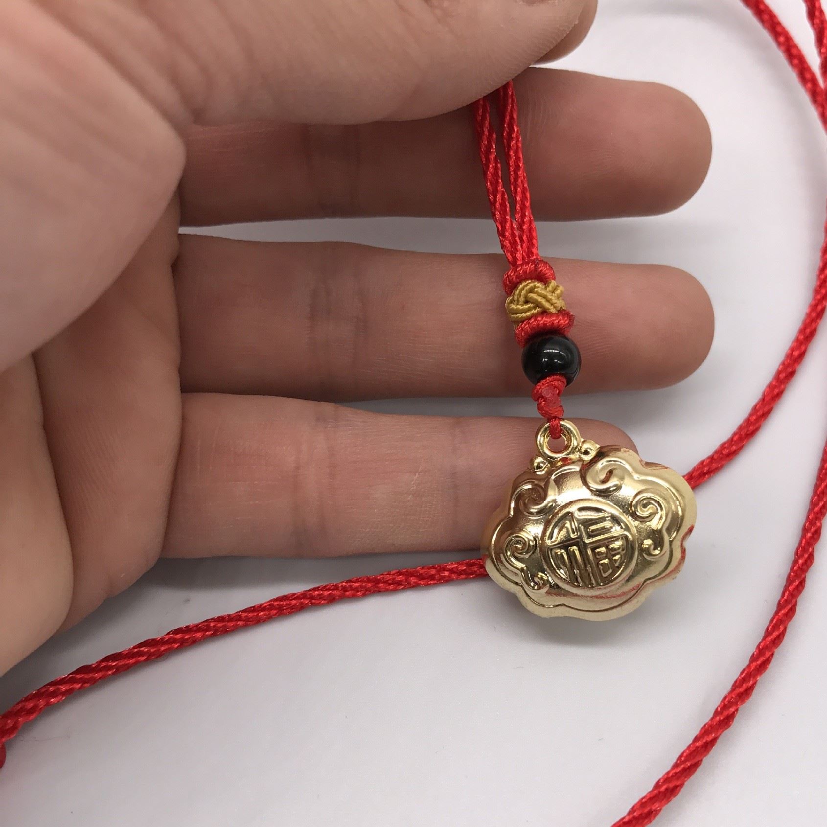 歐幣飾品 黃銅鍍金男女項鏈 福袋金鎖吊墜 活動網(wǎng)店開業(yè)禮品