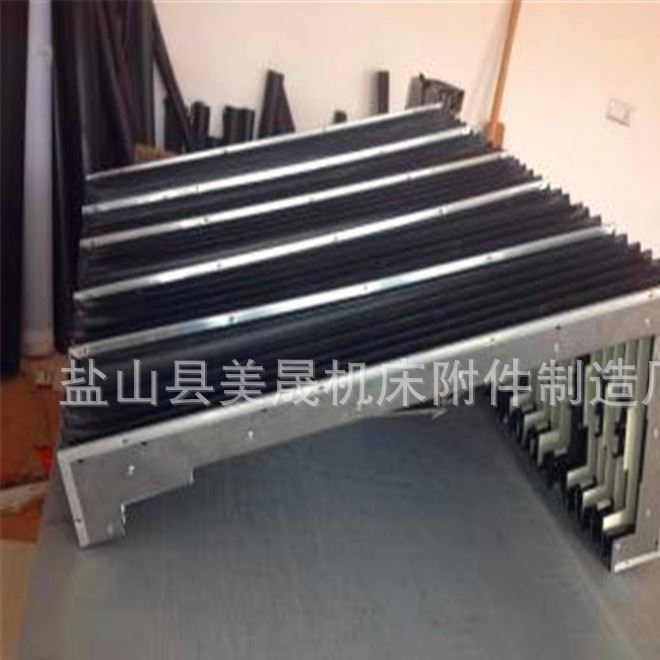 耐高溫整體風(fēng)琴式柔性防護(hù)罩伸縮式機(jī)床縫制帆布防油防塵罩