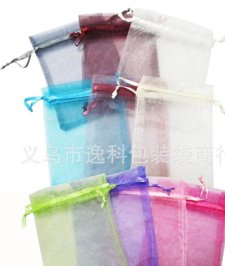 來樣加工 化妝品紗袋 歐根紗袋包裝紗袋批發(fā)