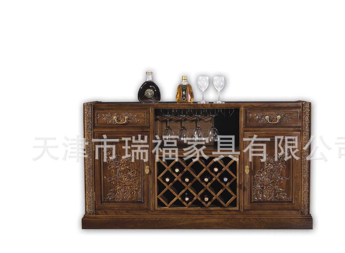 國(guó)色天香系列餐邊柜，香河老榆木家具廠紅木家具廠招代理加盟商