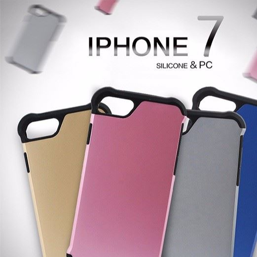 正順iphone7新款防摔PC硅膠 二合一手機殼保護套