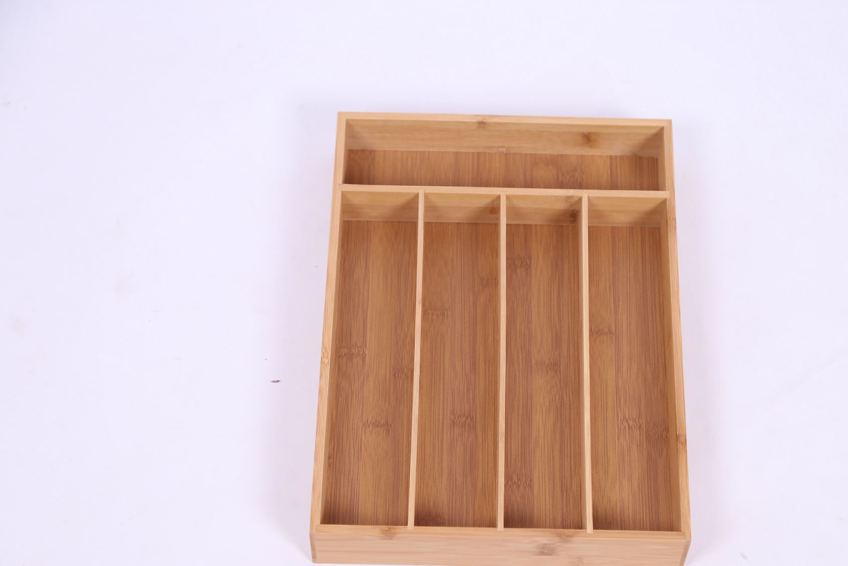 廠家直銷 供應廚房用具5格/6格整裝竹制餐具刀叉盒餐具收納盒