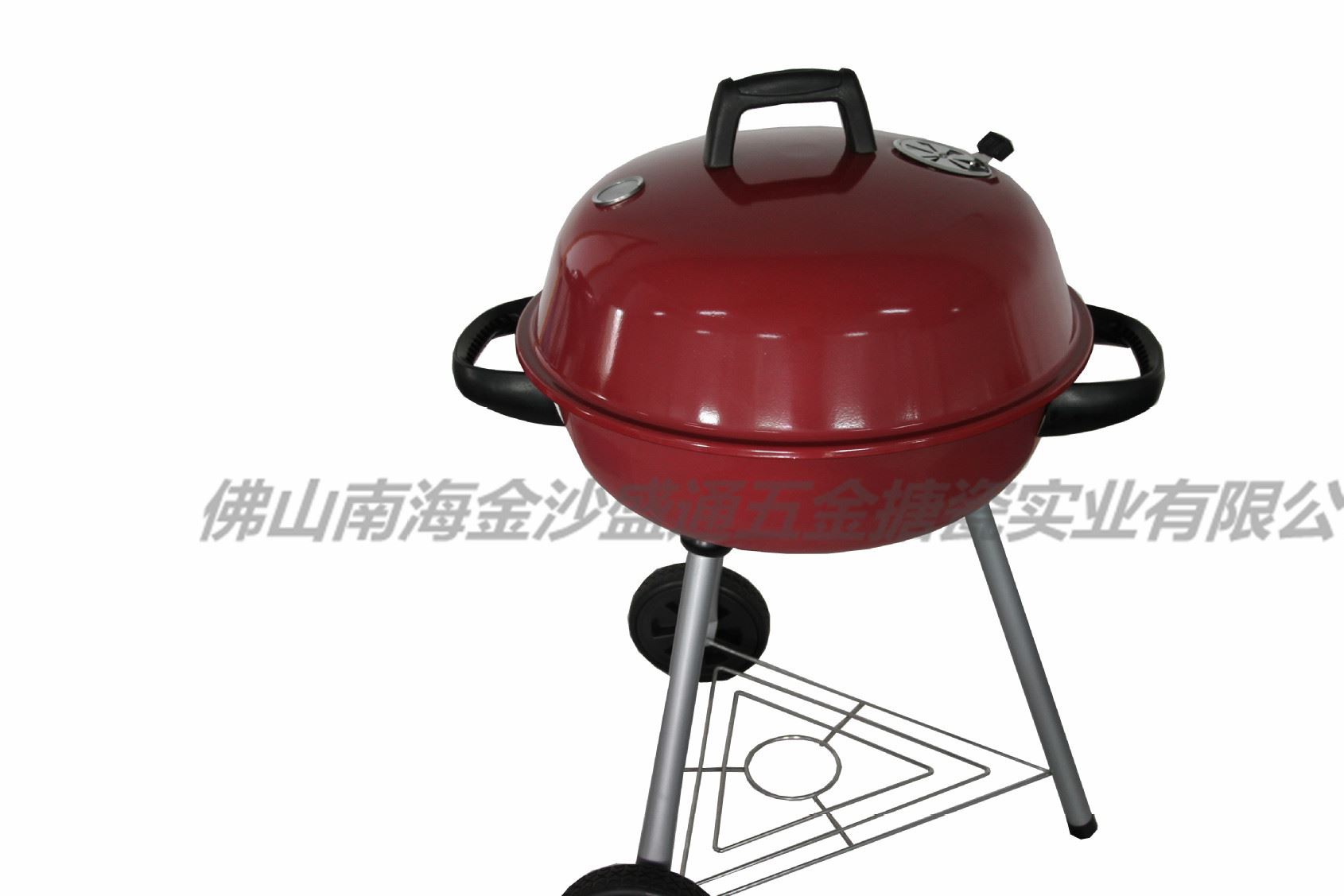 出口燒烤爐戶外bbq搪瓷烤爐木炭蘋果爐燒烤用品圓形烤爐