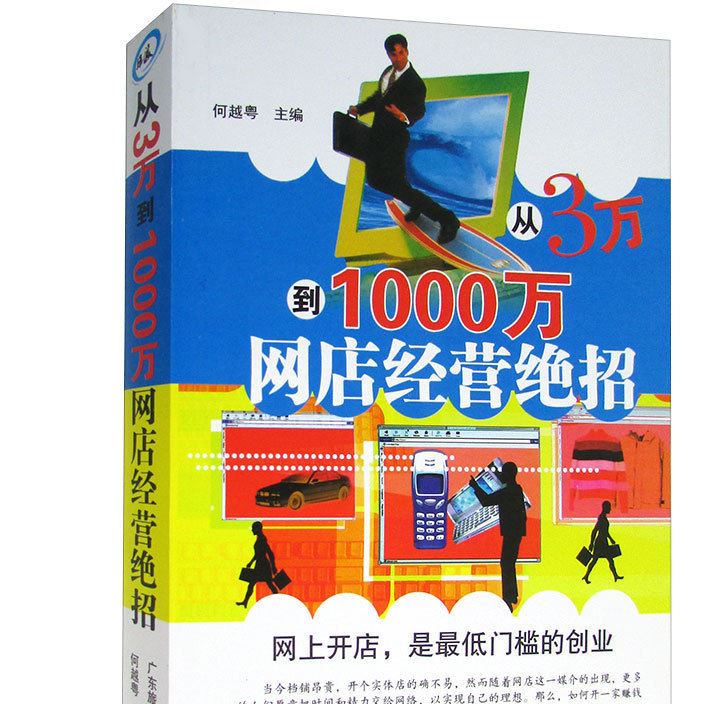 从3万到1000万网店经营绝招 图文网络营销书籍电子商务 从3