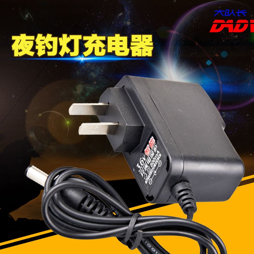 大隊(duì)長(zhǎng) DZC01 釣魚夜釣燈充電器 5.5MM口徑批發(fā)