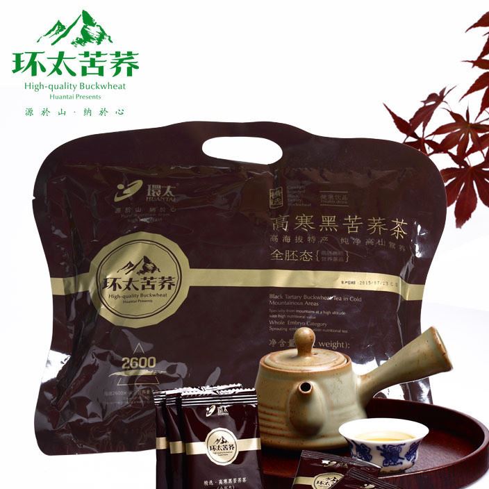 商超同款 環(huán)太苦蕎茶 黑苦蕎茶全胚芽態(tài)516g大涼山黑苦蕎 蕎麥茶