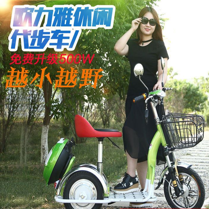 電動老年電動休閑代步48V男女式小型電瓶車殘疾人單人迷你