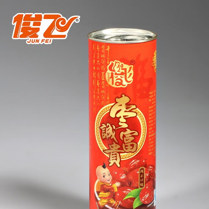 俊飛食品 棗誠富貴 罐裝  廠家直銷 喜慶用品系列