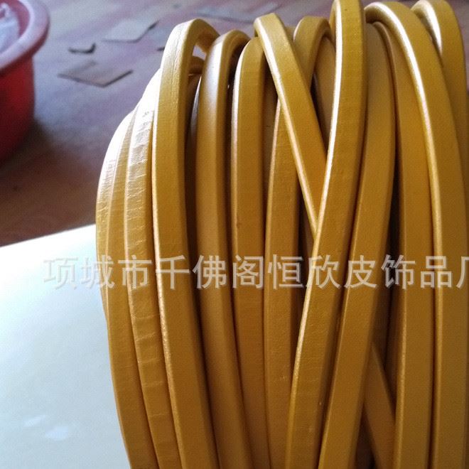 厂家直销106复合牛皮绳加工皮革皮饰品辅料批发复合牛皮绳