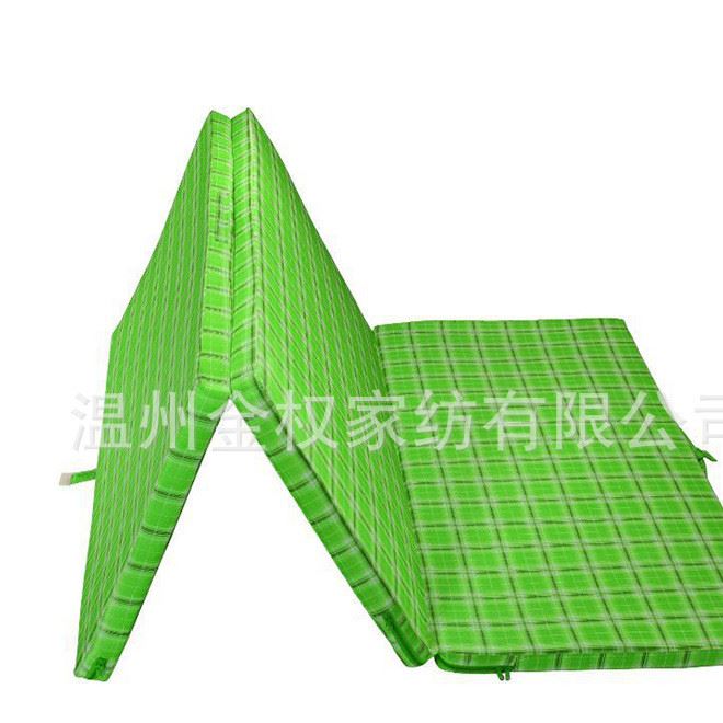三折疊午睡墊 單雙人高密度海綿折疊床墊 打地鋪飄窗折疊墊子