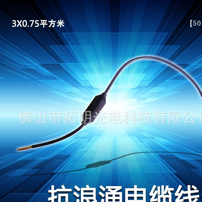 抗浪涌模塊帶三芯電欖線 長55cm  抗浪涌4000