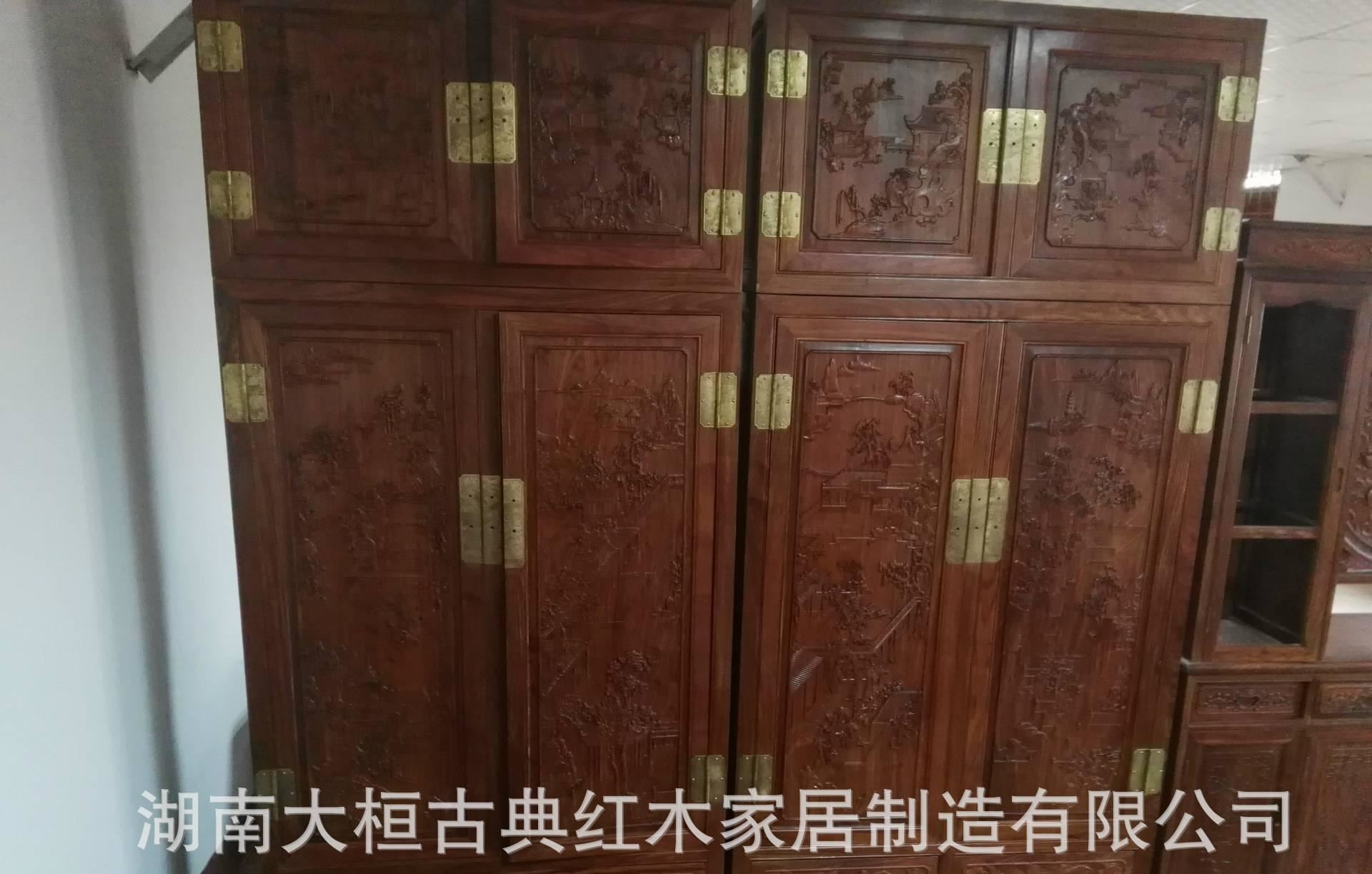 湖南大桓古典紅木家居制造有限公司/廠價直銷/紅木頂箱柜