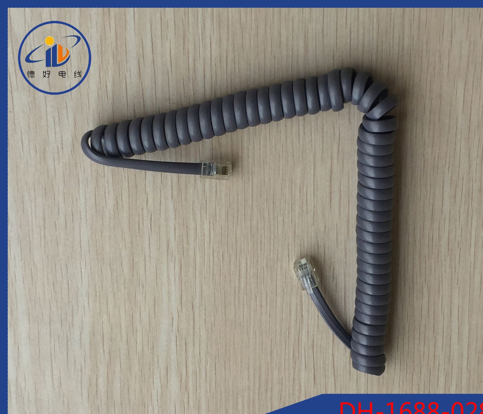 電話線，4P4C To 4P4C，藍紫色，線，扁平線