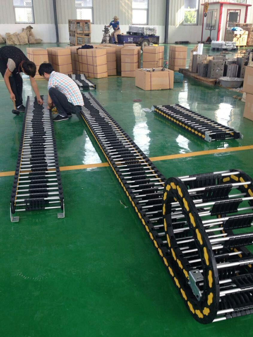 尼龍拖鏈 工程尼龍塑料拖鏈 電纜穿線拖鏈鏈工程塑料拖鏈